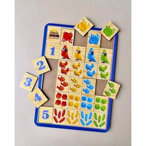 Alternative view of Дерев'яний пазл-сортер "Порівняй та підбери" Ubumblebees колір та рахунок