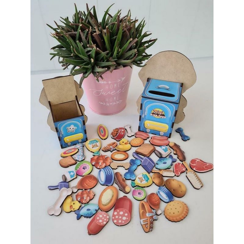 Настільна розвиваюча гра "Нагодуй песиків" Ubumblebees пазл-сортер Настільна розвиваюча гра "Нагодуй песиків" Ubumblebees пазл-сортер - Зображення 8