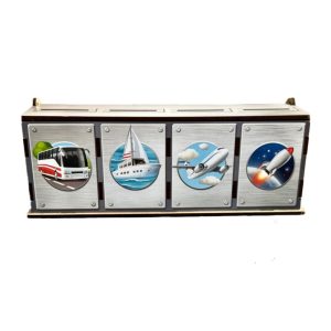 Настільна розвиваюча гра "Види транспорту" Ubumblebees комодик-сортер Настільна розвиваюча гра "Види транспорту" Ubumblebees комодик-сортер