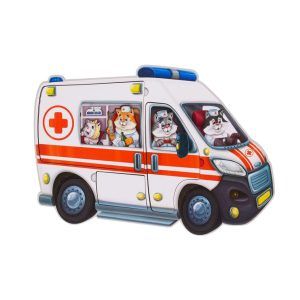 Дерев'яний пазл-сортер "Швидка допомога" Ubumblebees Дерев'яний пазл-сортер "Швидка допомога" Ubumblebees