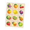Настільна розвиваюча гра-пазл "Фрукти" Ubumblebees, 12 картинок-половинок