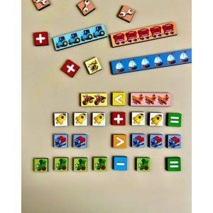 Alternative view of Дерев'яний пазл-сортер "Математичні сходи: Транспорт" Ubumblebees