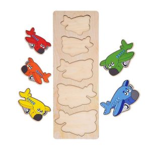 Alternative view of Настольная игра-сортер "Самолеты" Ubumblebees больше-меньше