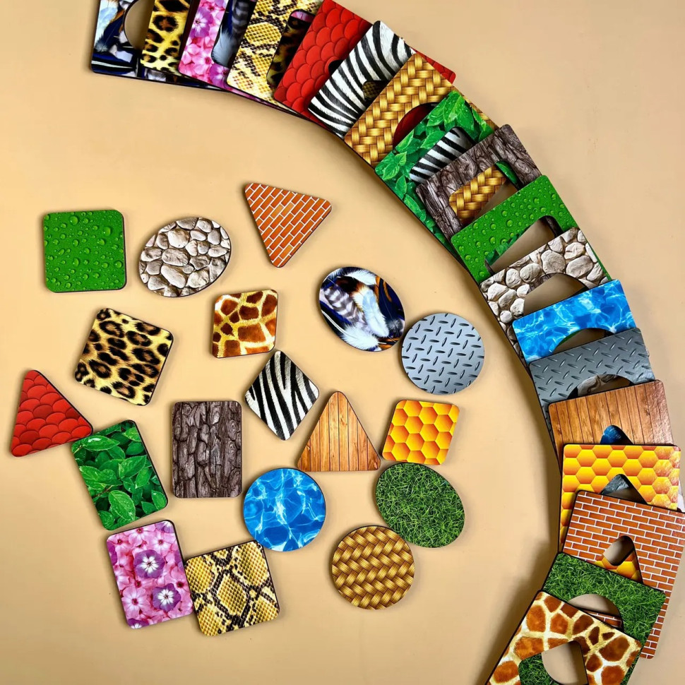 Дерев'яні Дощечки Сегена "Пер'я" Ubumblebees з візерунками Дерев'яні Дощечки Сегена "Пер'я" Ubumblebees з візерунками — изображение 3