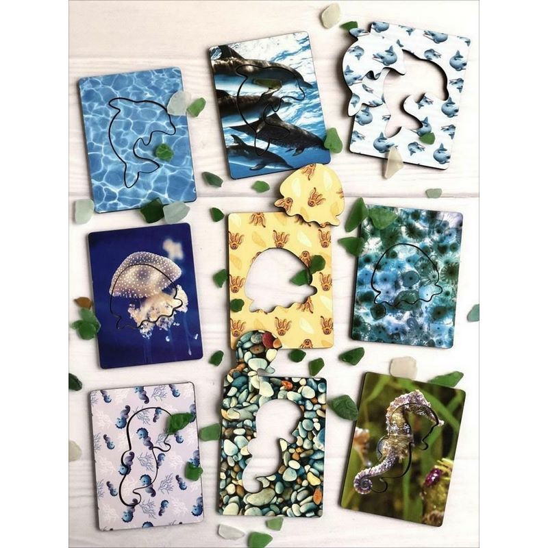 Дерев'яні Дощечки Сегена "Морські жителі" Ubumblebees з візерунками Деревянные Дощечки Сегена «Морские жители» Ubumblebees с узорами — изображение 2