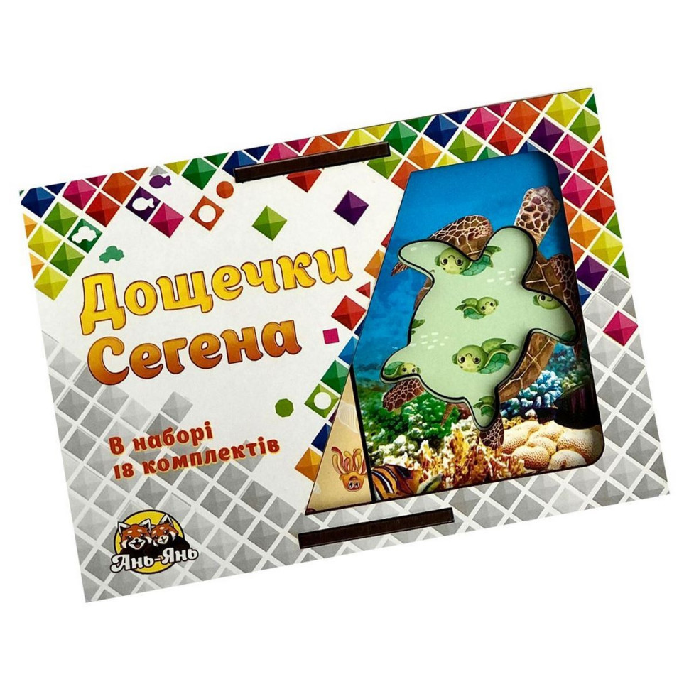 Дерев'яні Дощечки Сегена "Морські жителі" Ubumblebees з візерунками Деревянные Дощечки Сегена «Морские жители» Ubumblebees с узорами