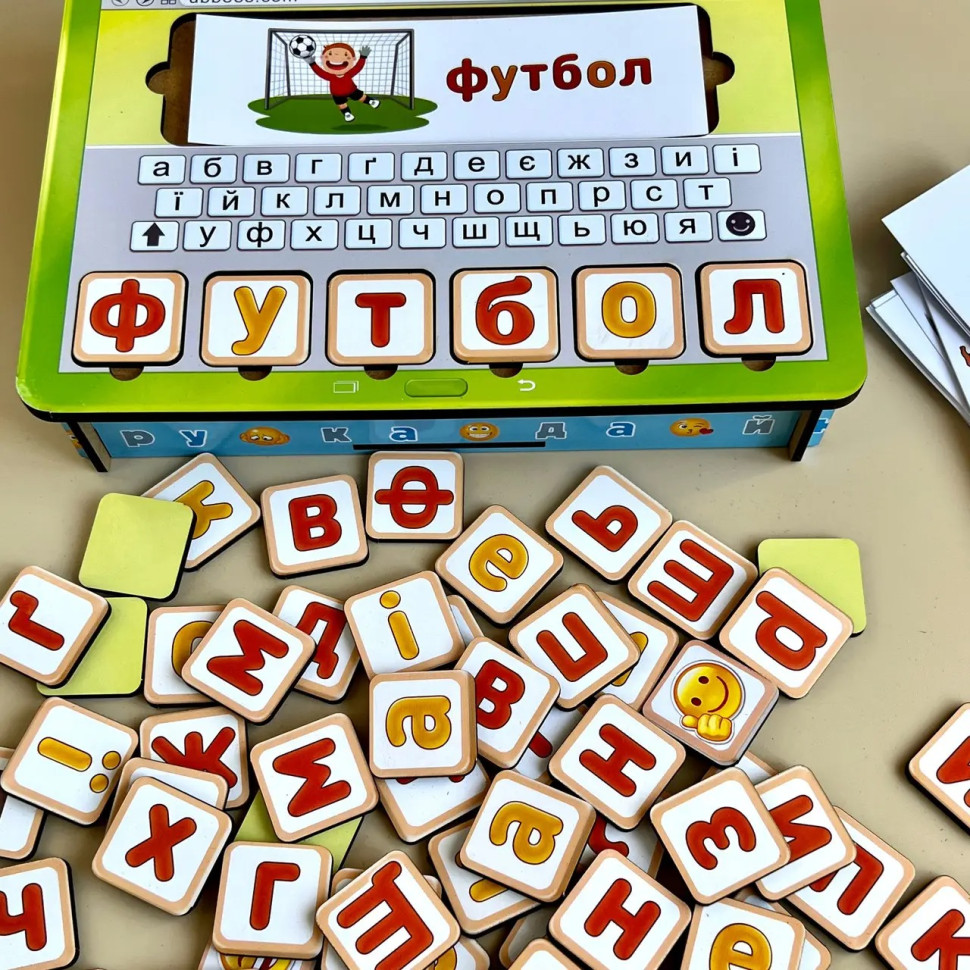 Планшет для хлопчиків "Збери слово за картинкою" Ubumblebees українською мовою Планшет для хлопчиків "Збери слово за картинкою" Ubumblebees українською мовою - Зображення 6