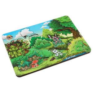 Alternative view of Дерев'яний сортер-пазл "А де ж звірі?" Ubumblebees серія "ліс"