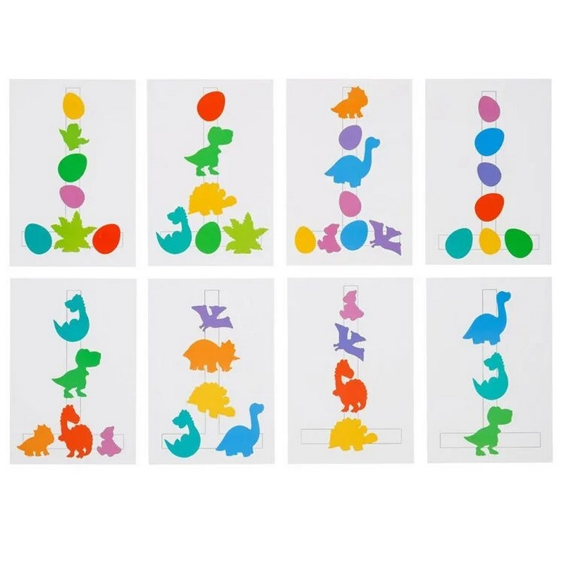 Дерев'яна настільна гра "Долина динозаврів" Ubumblebees на липучках Дерев'яна настільна гра "Долина динозаврів" Ubumblebees на липучках - Зображення 3