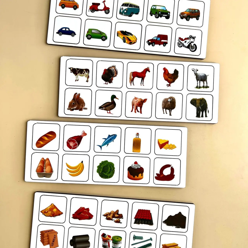 Дерев'яна настільна гра "Автопарк" Ubumblebees сортер-комодик Дерев'яна настільна гра "Автопарк" Ubumblebees сортер-комодик - Зображення 7