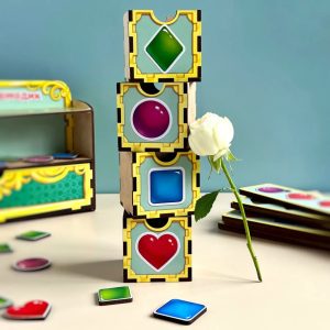 Alternative view of Дерев'яна настільна гра "Фігури" Ubumblebees сортер-комодик