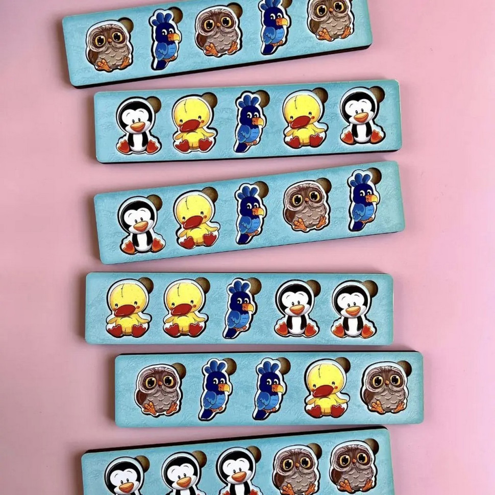 Дерев'яна настільна гра "Птахи" Ubumblebees сортер-комодик Дерев'яна настільна гра "Птахи" Ubumblebees сортер-комодик - Зображення 4