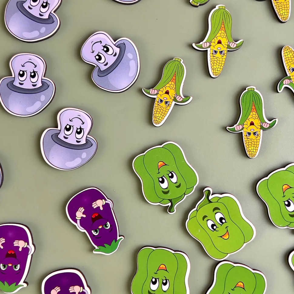 Дерев'яна настільна гра "Овочі -1" Ubumblebees сортер-комодик Дерев'яна настільна гра "Овочі -1" Ubumblebees сортер-комодик - Зображення 9