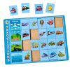 Дерев'яний пазл-вкладиш "Види транспорту" Ubumblebees сортер-асоціації