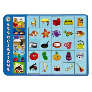 Дерев'яний пазл-вкладиш "Асоціації - 1" Ubumblebees, 25 плашок