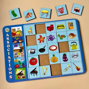 Alternative view of Дерев'яний пазл-вкладиш "Асоціації - 1" Ubumblebees, 25 плашок