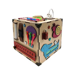 Alternative view of Розвиваюча іграшка Бізікуб Temple Group 23х23х23 см Бежевий