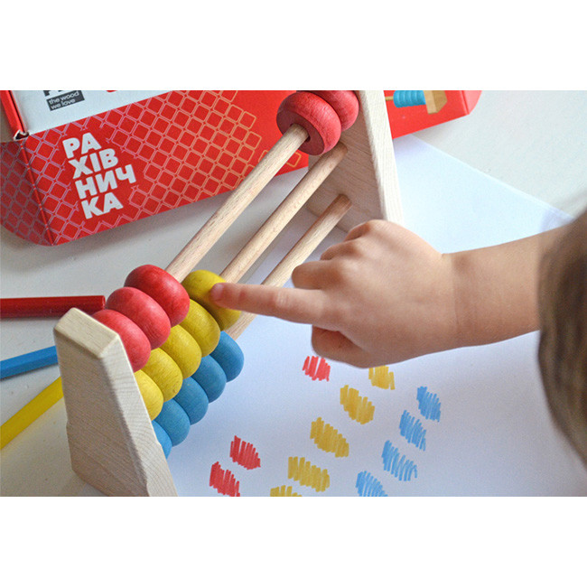 Гра навчально-пізнавальна "Рахівниця" 3х5 Igroteco Гра навчально-пізнавальна "Рахівниця" 3х5 Igroteco - Зображення 3