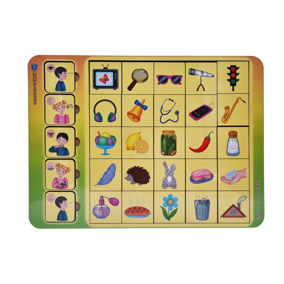 Розвивальна гра Асоціації "Органи чуття" Развивающая игра Ассоциации «Органы чувств»