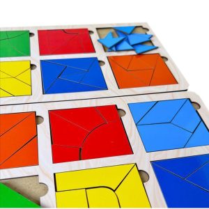 Alternative view of Розвиваючі дитячі "Квадрати Нікітіна" Ubumblebees, 3 рівень