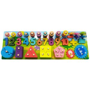 Alternative view of Дерев'яна Логічна гра "Математика"