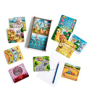 Дерев'яні трафарети для дітей Ubumblebees маленькі 12 шт Деревянные трафареты для детей Ubumblebees маленькие 12 шт