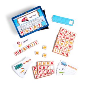 Планшет для хлопчиків "Збери слово за картинкою" Ubumblebees українською мовою