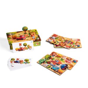 Alternative view of Настільна розвиваюча гра "Панорама: ферма" Ubumblebees з картками