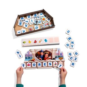 Alternative view of Дерев'яна дитяча розвивальна гра "Ребус" ENG