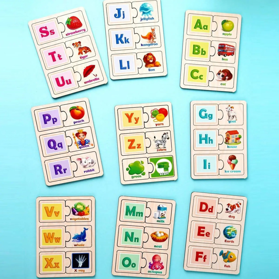 Розвиваюча дитяча гра "Англійський алфавіт" ENG Розвиваюча дитяча гра "Англійський алфавіт" ENG - Зображення 4