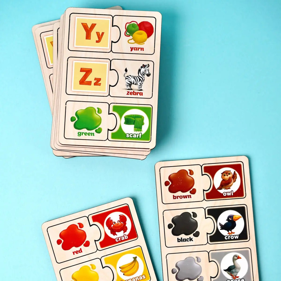 Розвиваюча дитяча гра "Англійський алфавіт" ENG Розвиваюча дитяча гра "Англійський алфавіт" ENG - Зображення 5