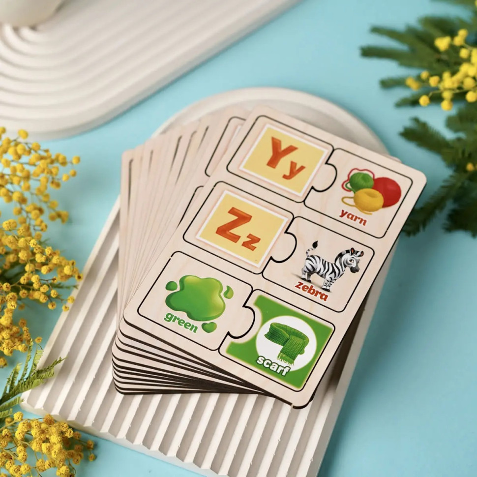 Розвиваюча дитяча гра "Англійський алфавіт" ENG Розвиваюча дитяча гра "Англійський алфавіт" ENG - Зображення 6