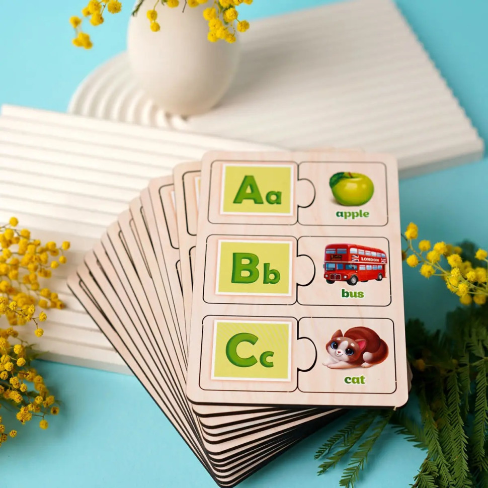 Розвиваюча дитяча гра "Англійський алфавіт" ENG Розвиваюча дитяча гра "Англійський алфавіт" ENG - Зображення 7