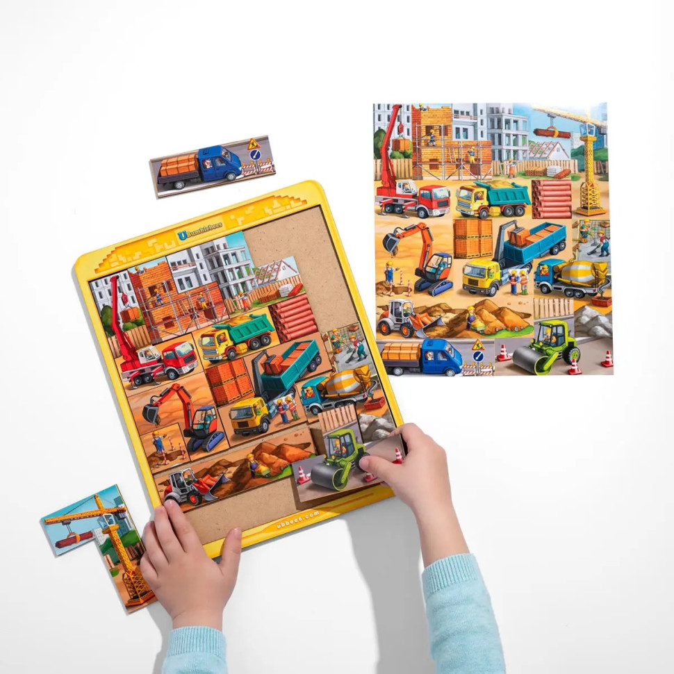 Дерев'яний тетріс великий "Будівельний майданчик" Дерев'яний тетріс великий "Будівельний майданчик" - Зображення 3