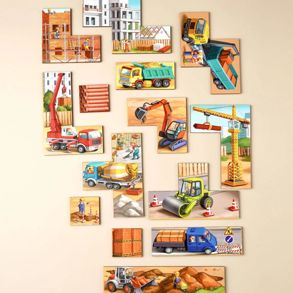 Дерев'яний тетріс великий "Будівельний майданчик" Дерев'яний тетріс великий "Будівельний майданчик" - Зображення 5