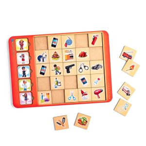 Дерев'яний пазл-вкладиш "Асоціації-професії"
