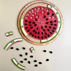 Alternative view of Дерев'яний пазл-сортер "Кавун - 2"