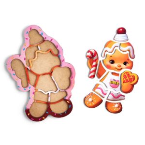 Дерев'яний пазл-вкладиш "Новорічне печиво"