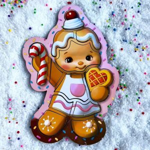 Alternative view of Дерев'яний пазл-вкладиш "Новорічне печиво"