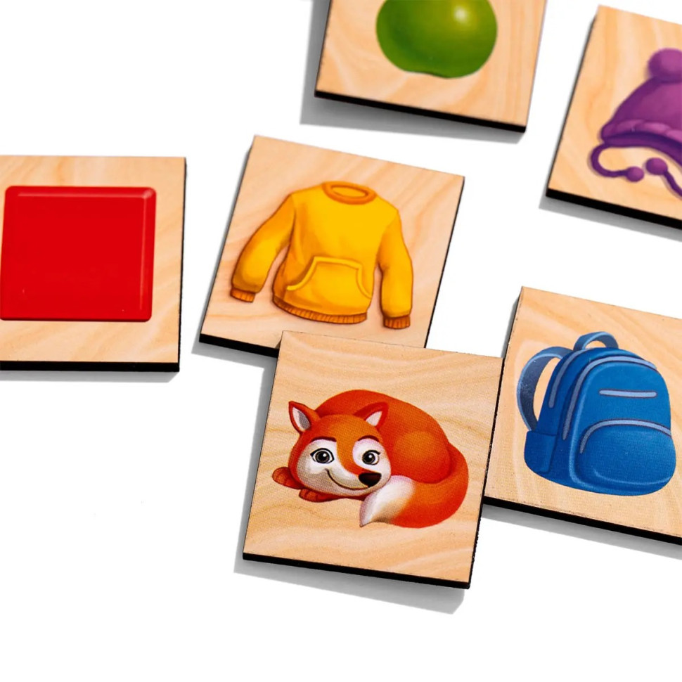 Дерев'яний пазл-вкладиш "Асоціації кольори" Дерев'яний пазл-вкладиш "Асоціації кольори" - Зображення 3