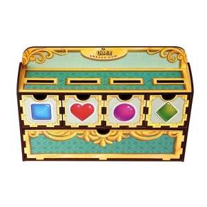 Дерев'яна настільна гра "Фігури" Ubumblebees сортер-комодик