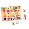 Дерев'яний пазл-вкладиш "Асоціації: кольори-2" Ubumblebees, 25 плашок