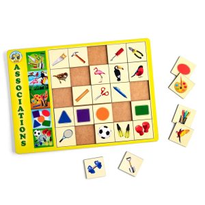 Дерев'яний пазл-вкладиш "Асоціації - 3" Ubumblebees, 25 плашок