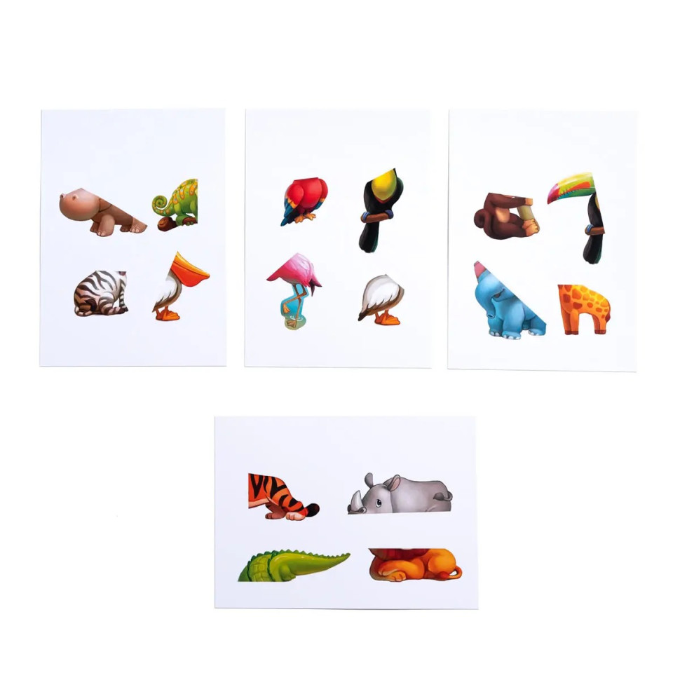 Дерев'яна настільна гра "Повтори за схемою - Африка" Ubumblebees на липучках Дерев'яна настільна гра "Повтори за схемою - Африка" Ubumblebees на липучках - Зображення 5