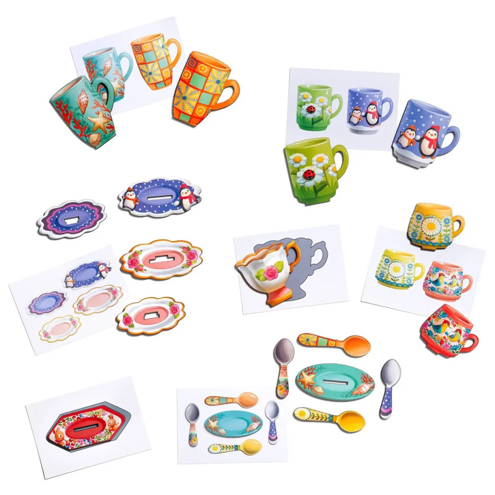 Настільна гра "Веселе чаювання" Ubumblebees дерев'яна Настольная игра «Веселое чаепитие» Ubumblebees деревянная — изображение 5