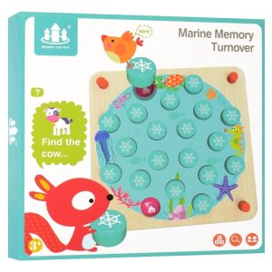 Дитяча розвиваюча дерев'яна іграшка карточки 10 шт