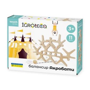 Alternative view of Дитяча розвиваюча гра балансир "Акробати", 11 елементів