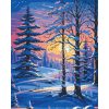 Картина по номерам "Морозный уют" 40х50 см