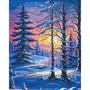 Картина по номерам "Морозный уют" 40х50 см