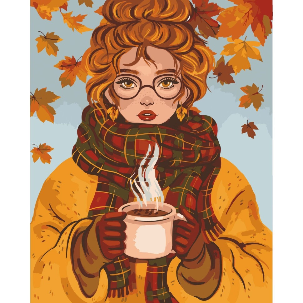 Картина за номерами "Осінній настрій" 40х50 см Картина по номерам "Осеннее настроение" 40х50 см